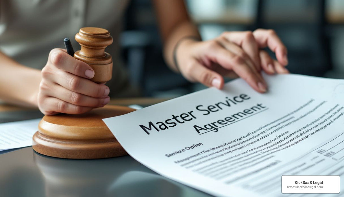 Master Service Agreement: The Key to Streamlined Business Relationships