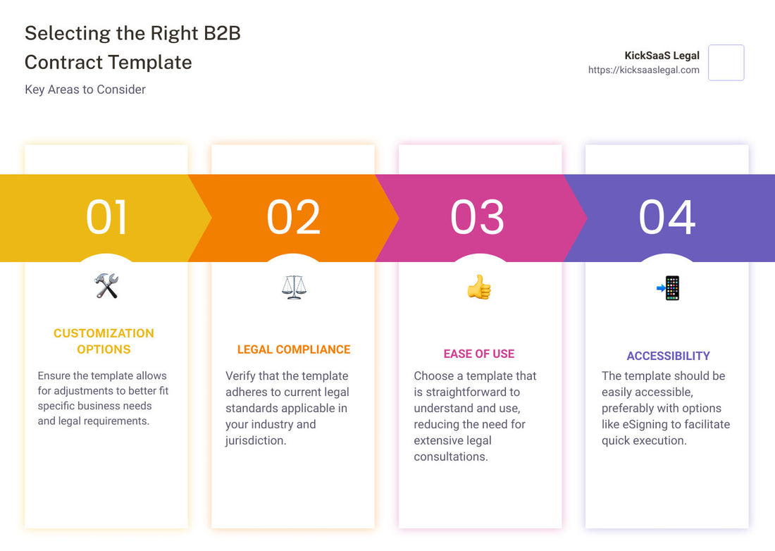 How to Choose the Right B2B Contract Template for Your Business Needs